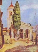 Haga click para ver la imagen ampliada a church at cagnes.jpg